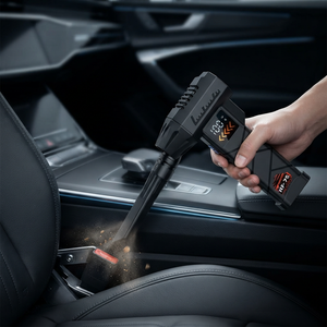 Jet blower pictured beside a car seat