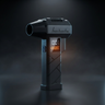 Jet blower on a dark background
